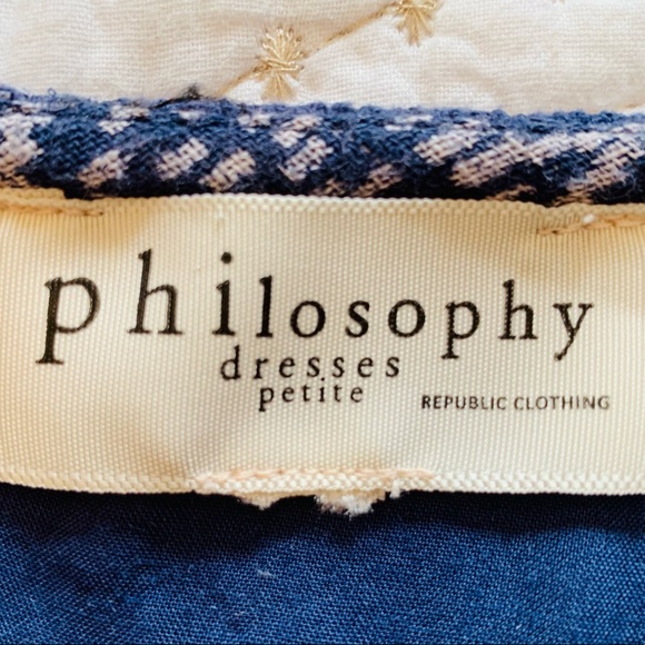 Philosophy Anthropologie Boho Casual Cotton Dress - Picture 12 of 14